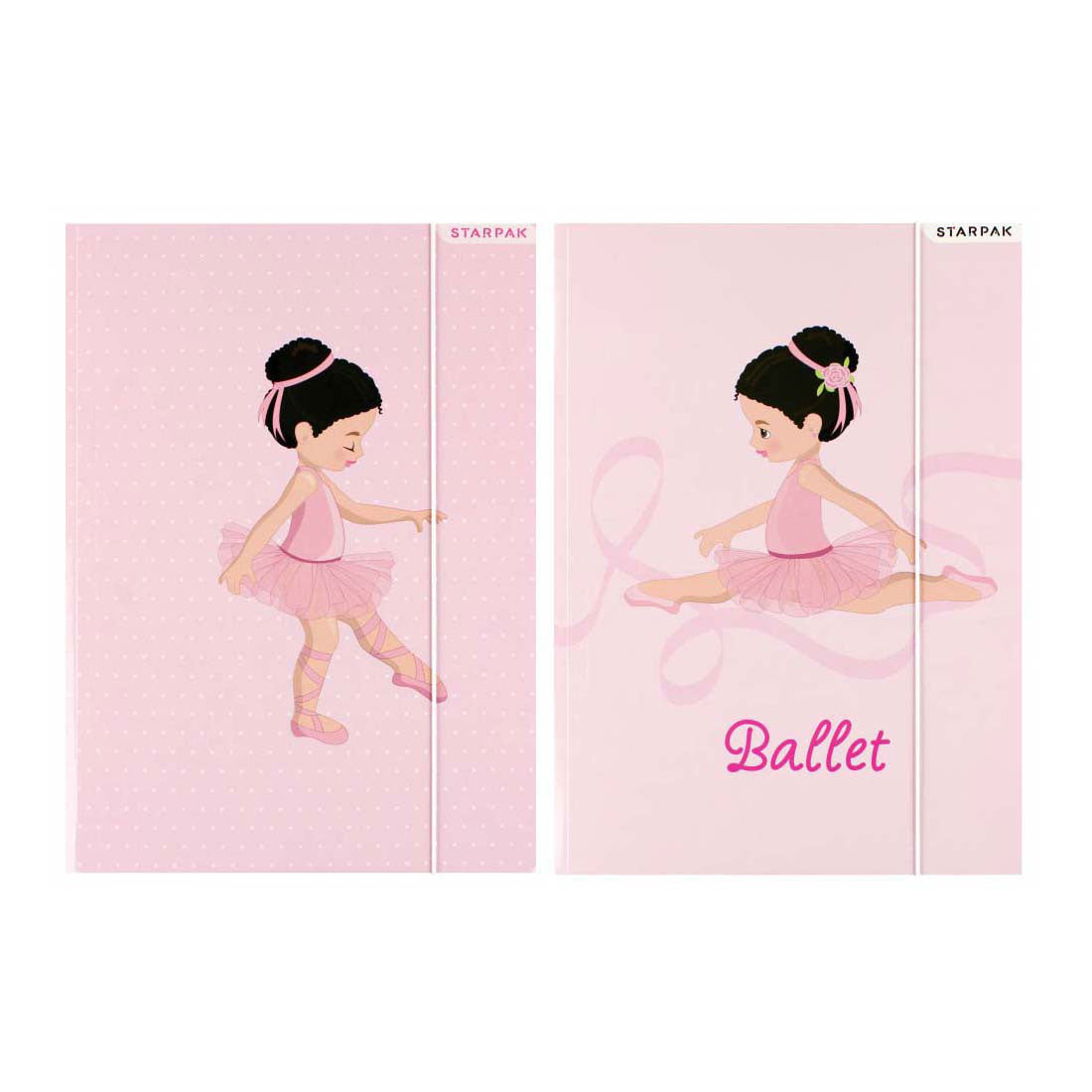 Folder mat elastesche A4 Ballet