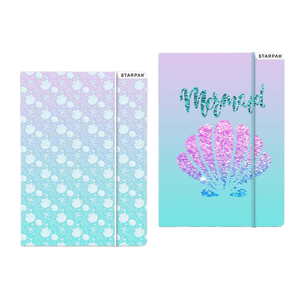Folder with elastic a4 mermaid