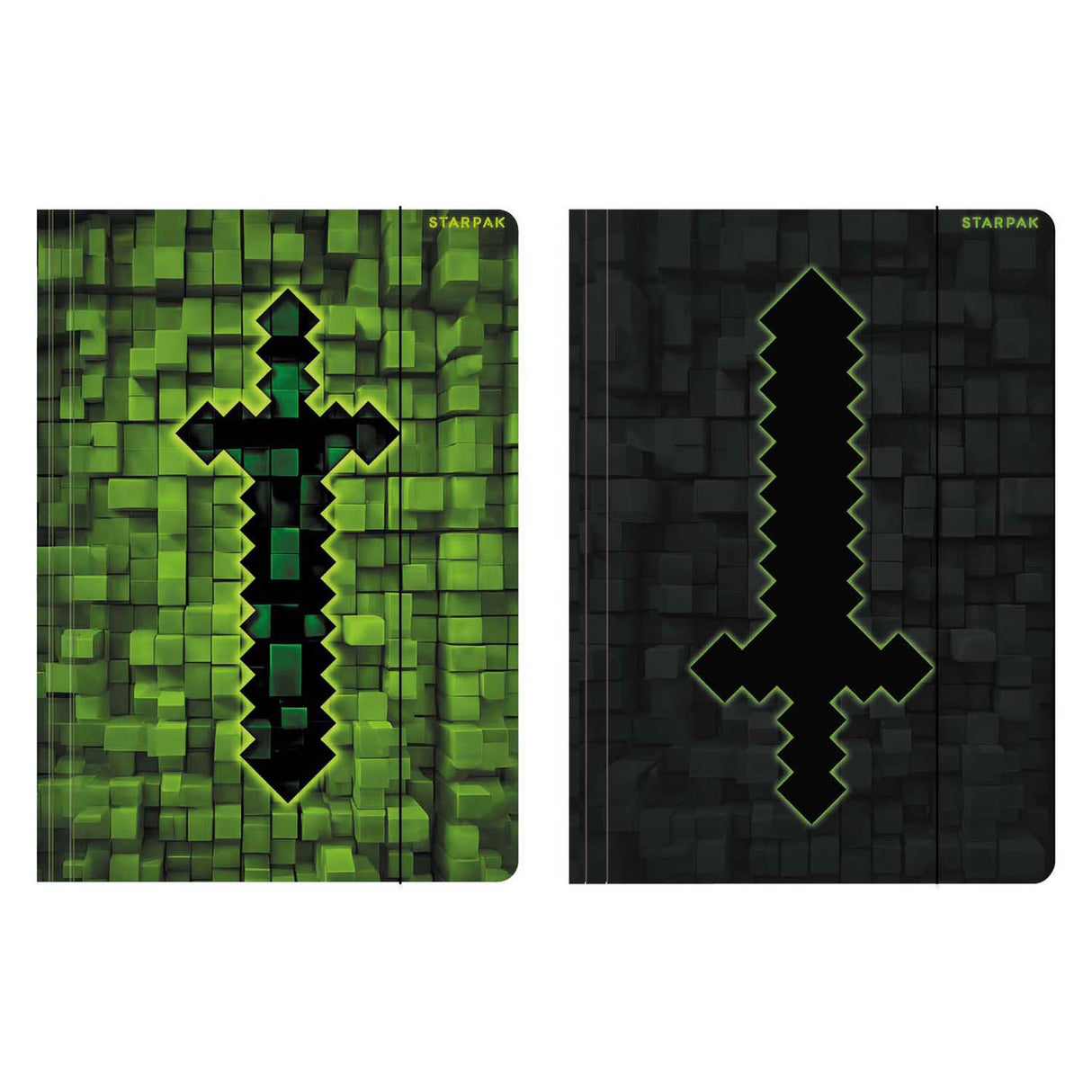 Folder with elastic a4 pixel