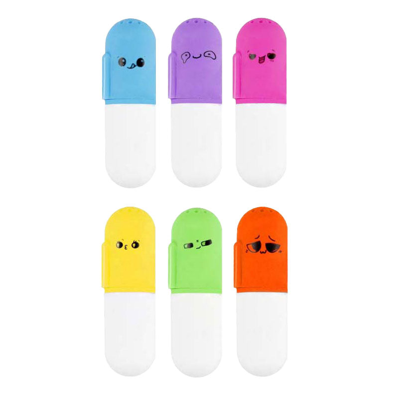 Mini scented highlighters mix of colors, 48pcs.