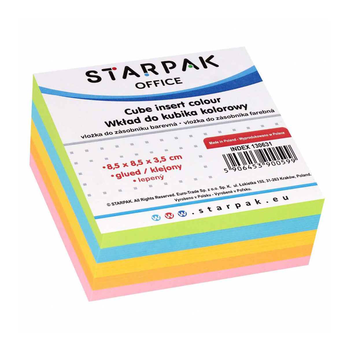 Colored sticky notes 85x85mm