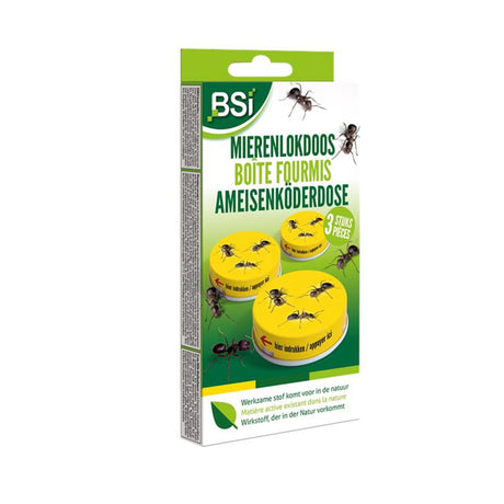 Bsi ant bait box set of 3 pieces
