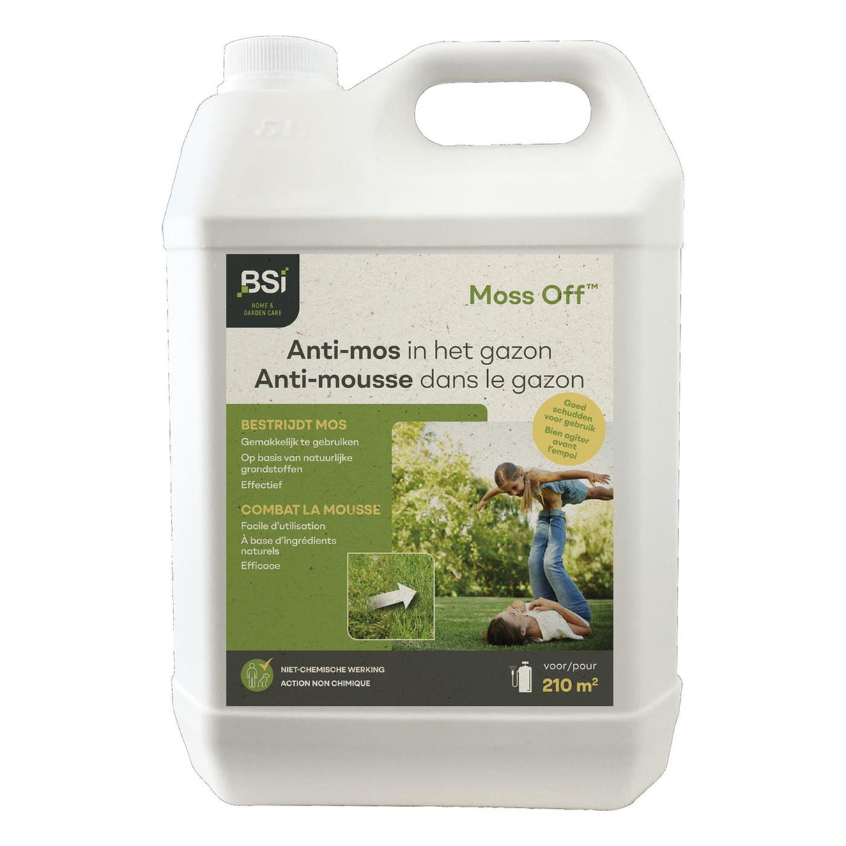 Bsi mossa av antimossa i gräsmattan 5l