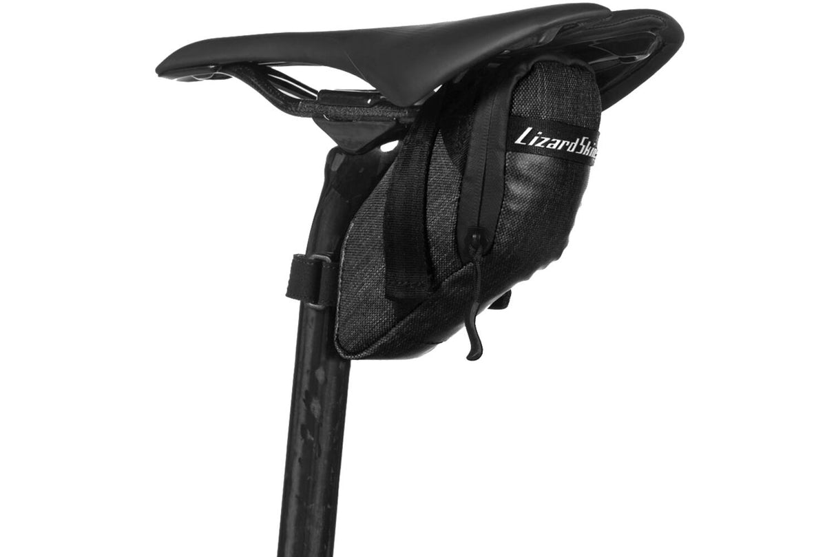 Skins de lézard Skins Lizard Cache Saddle Sac Black