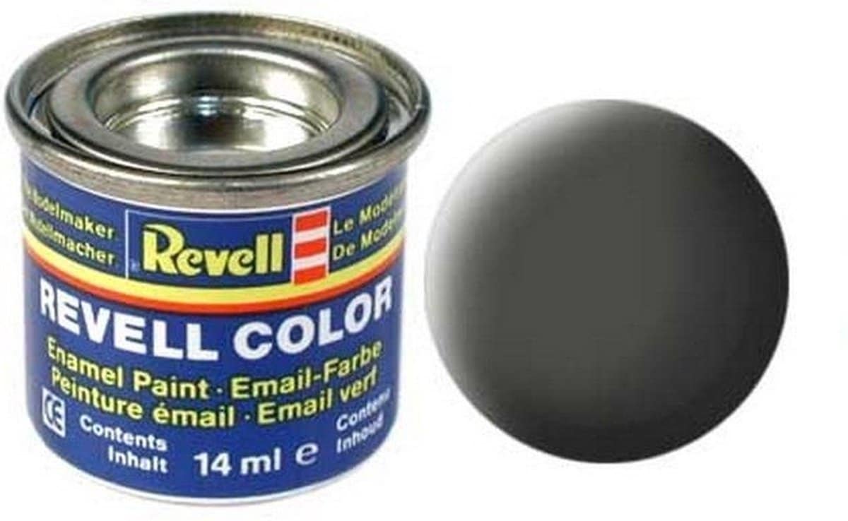 Revell paint for model building number 65 bronze green matt