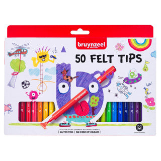 Bruynzeel Filzstift 50 Stéck | 6 Stéck