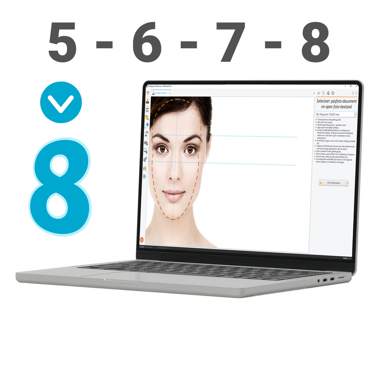 Pixel-tech id-bilder pro oppgradering - reaktiver
