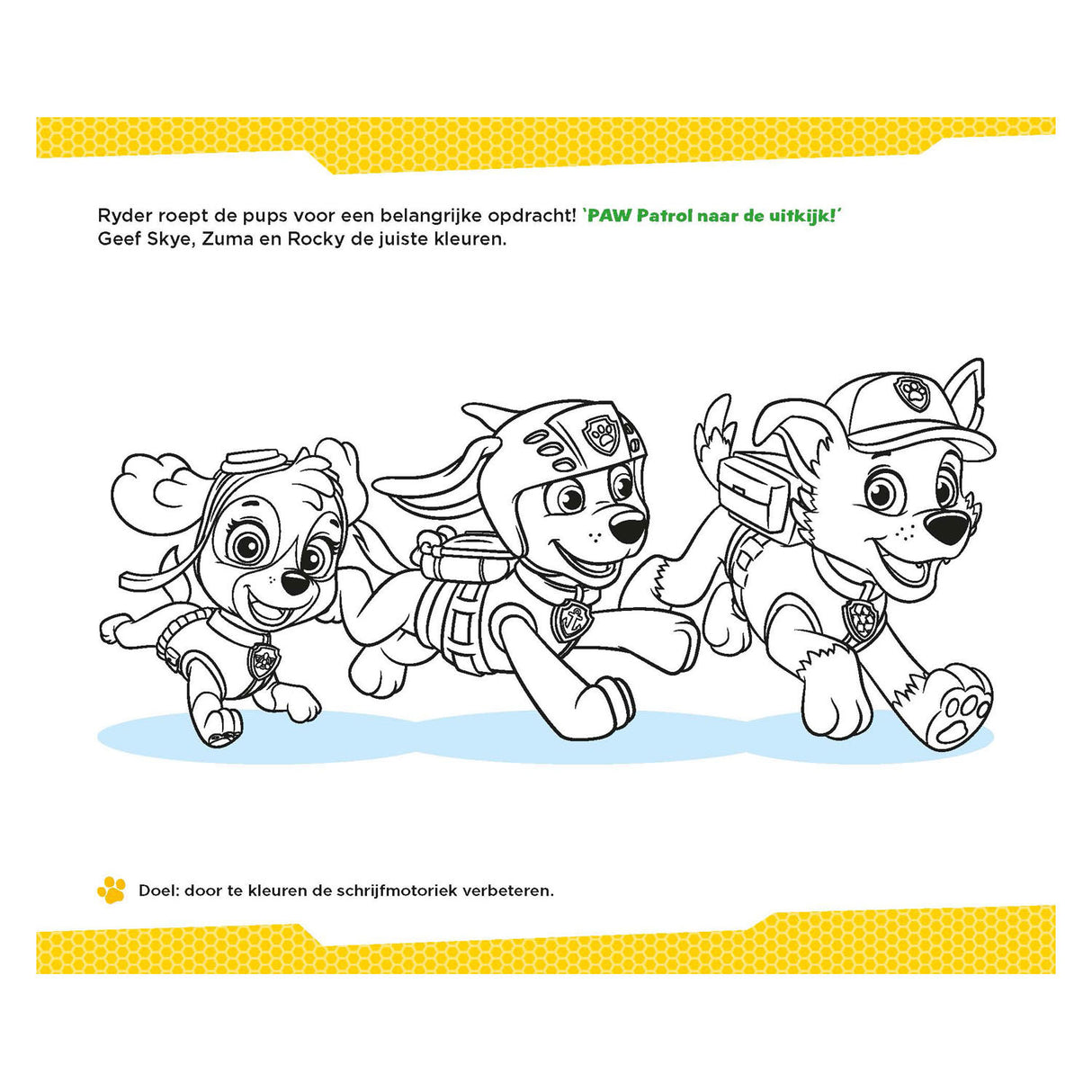 Paw Patrol Eerste schrijfspelletjes (3-4 jaar)