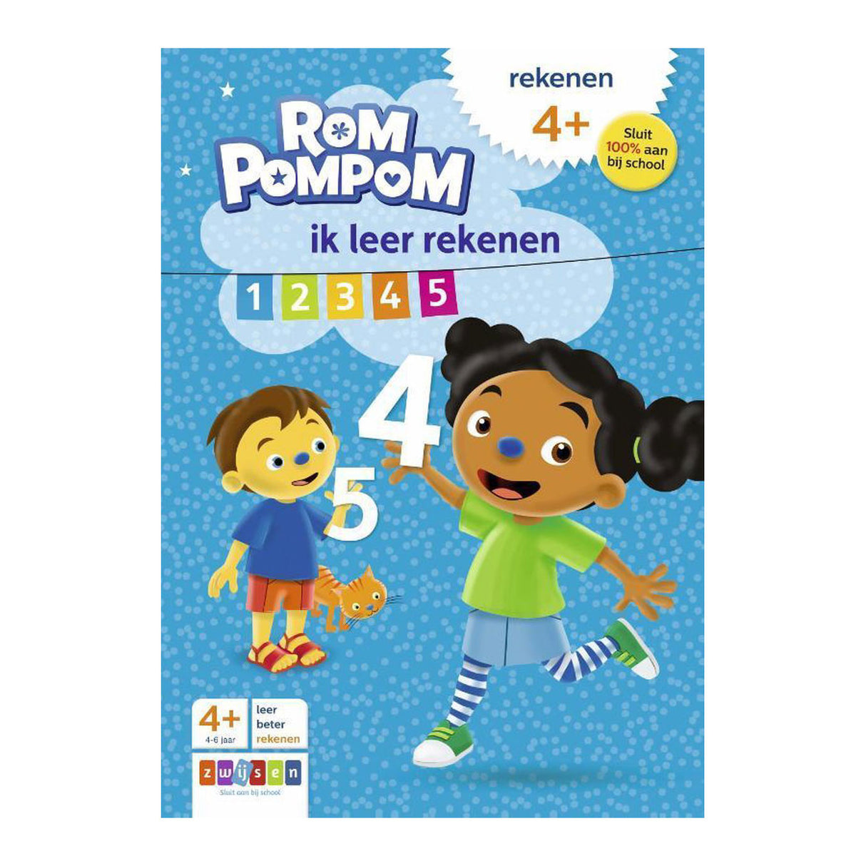 WPG Uitgevers Rompompom I learn to count 4+