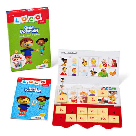 WPG UITGEVERS MINI LOCO - ROMPOM PAKIET JĘZYK AKTUAL (4-6 lat)