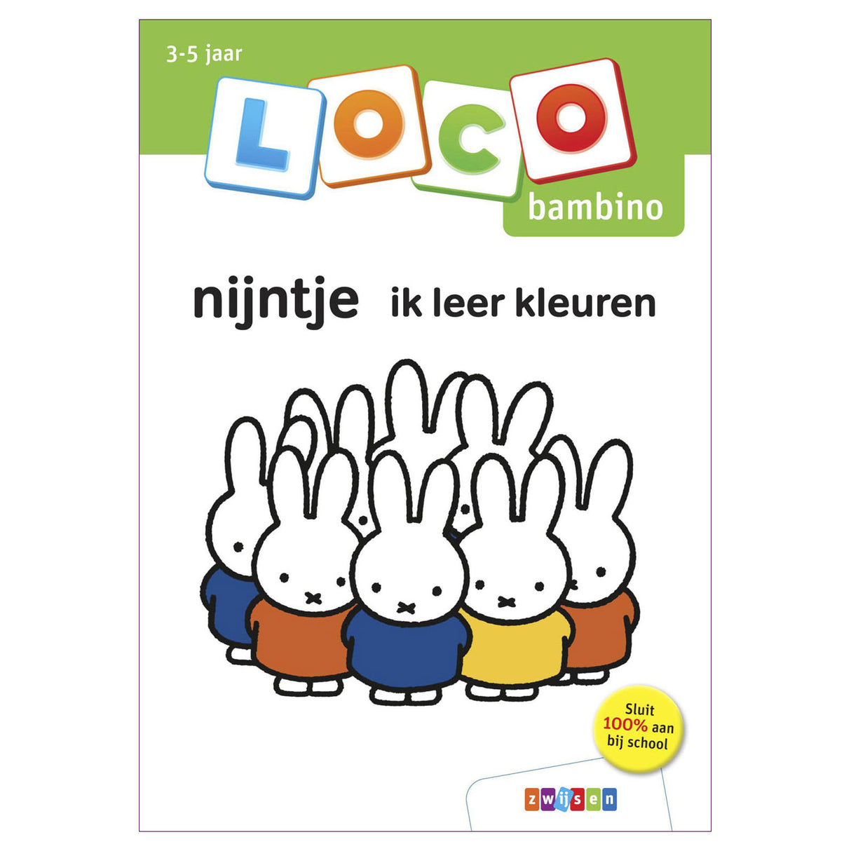 WPG Uitgevers Bambino Loco - Miffy I apprend des couleurs (3-5 ans)