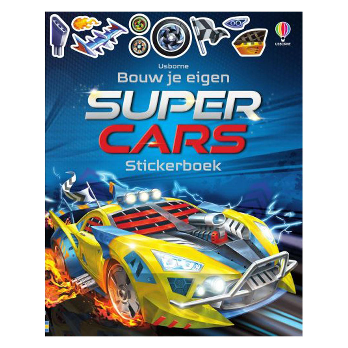 Bygg din egen Super Cars -klistremerkebok