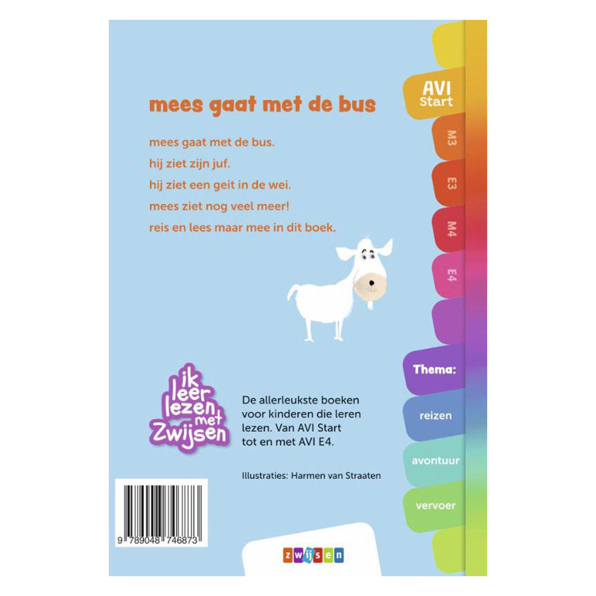 WPG UITGEVERS Zwijsen Book Avi Start Mees Goes By Bus