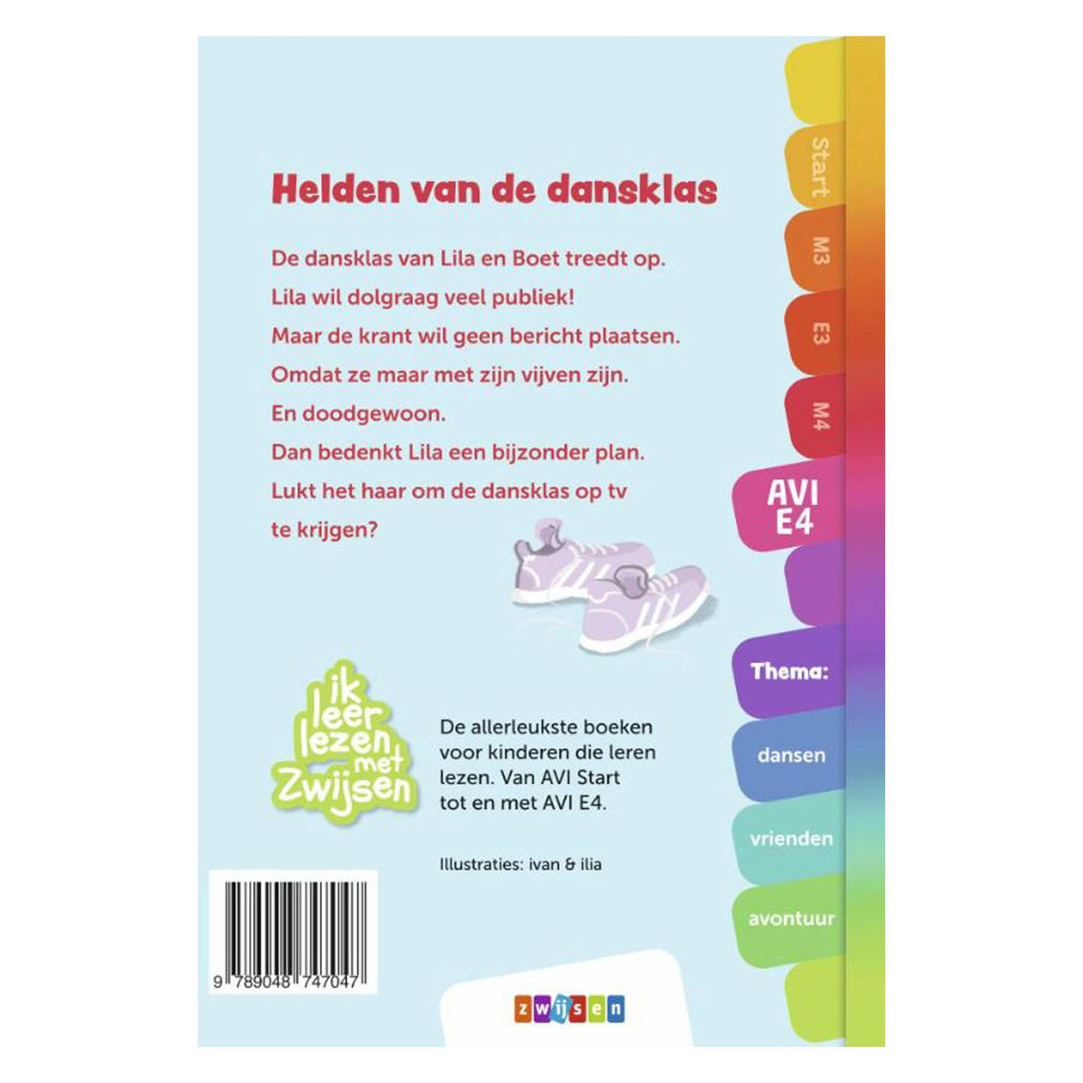 WPG Uitgevers Zwijsen Boek AVI E4 Helden van de Dansklas