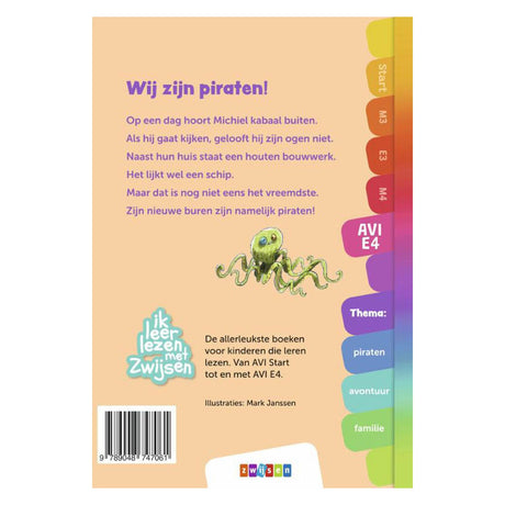 WPG Uitgevers Zwijsen Boek AVI E4 Wij Zijn Piraten!