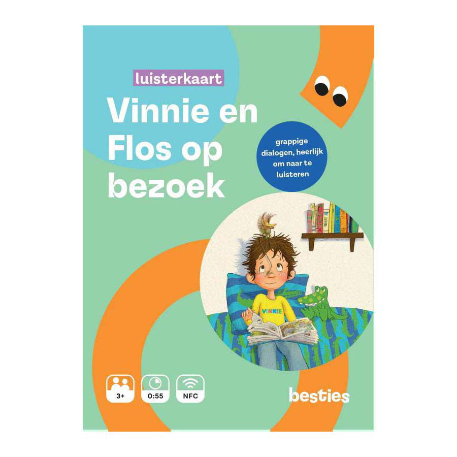 Centrala bokhuset vinnie och flos visitkort