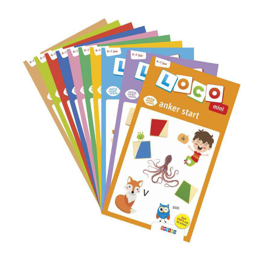 Loco mini - learn to read safely package buzz - 10 practice booklets