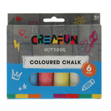 Basic sidewalk chalk in box 6 pieces