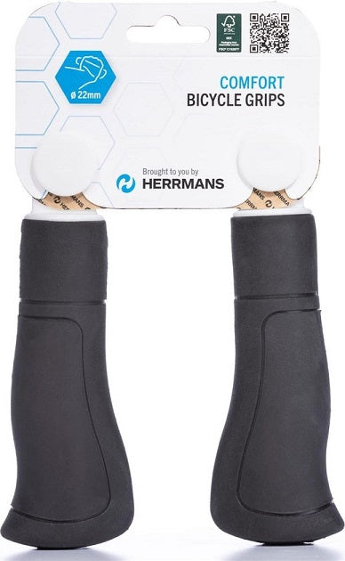 Herrmans ergo 84B črni 120 mm - kolesarski ročaj