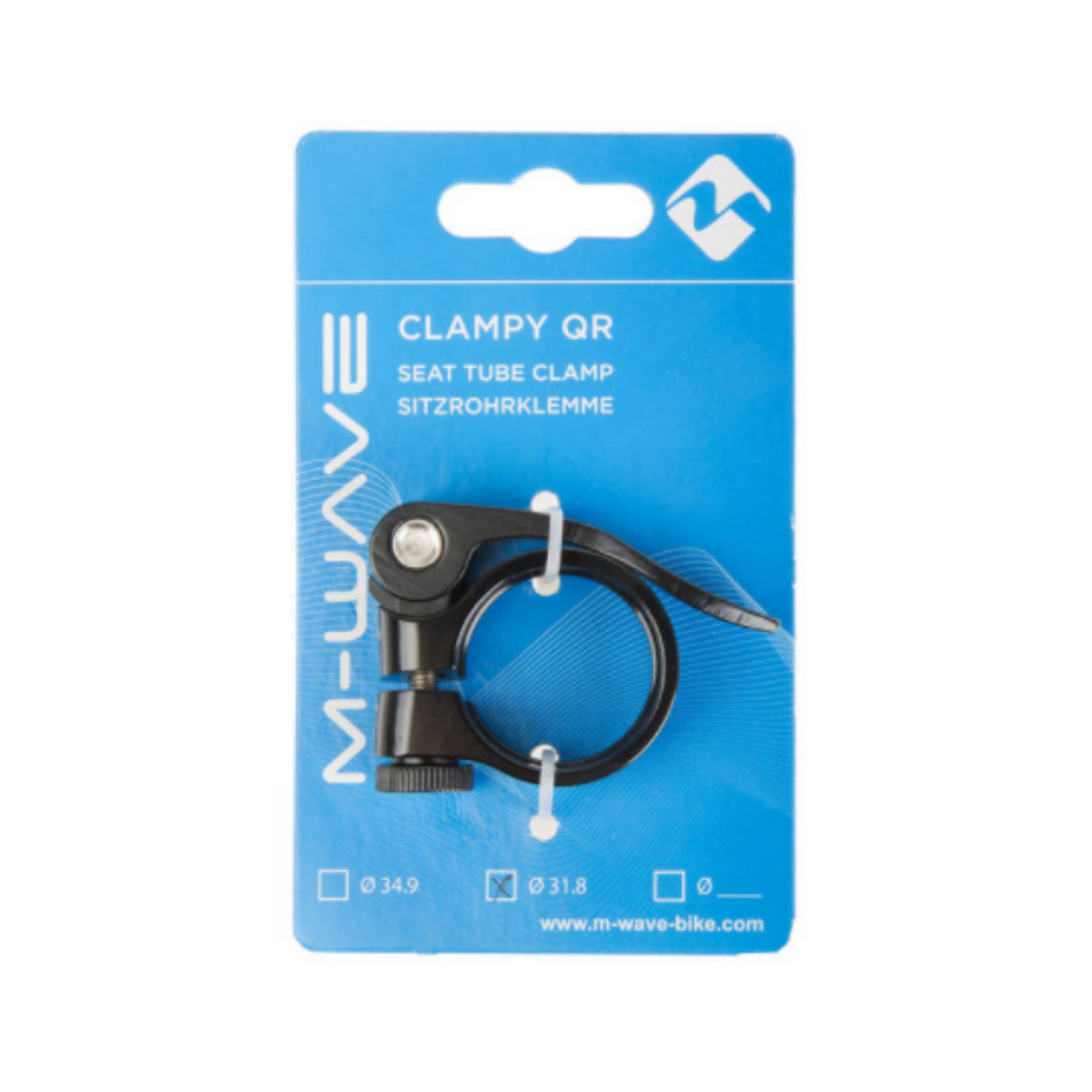 M-wave zolpap clamp clampy-qr 34,9 mm hliník černá