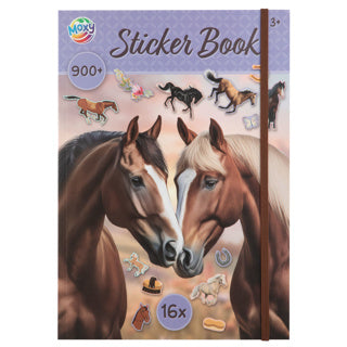 Creative craft group horse sticker book - 900+pcs.