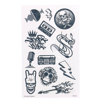 Tatoveringer rockemusikk | 10 stk