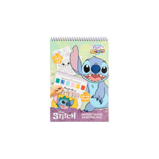 Canenco stitch watercolor coloring book | 6 pieces