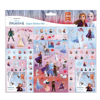 Undercover super sticker set Disney Frozen, 500 pcs.