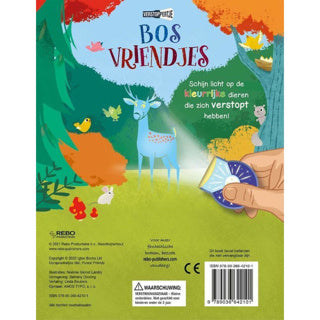 Rebo Editeuren interaktiv Sich Buch Bësch Frënn mat Taschenlamp