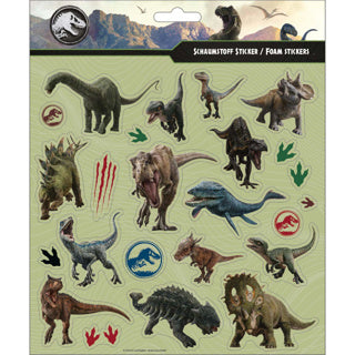 Undercover foam stickers Jurassic World