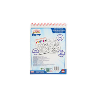 Canenco spidey water paint set book | 6 pieces