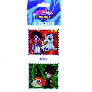 Digimon fém matricák válogatott | 100 darab