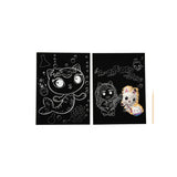 Canenco gabby's dollhouse scratch art 26x19.5cm 2 pieces | 6 pieces