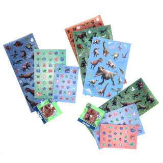 Dinosaur sticker set 500 pieces | 6 pieces