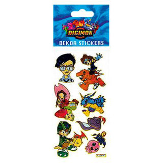 Sticker digimon grouss assortéiert | 100 Stéck