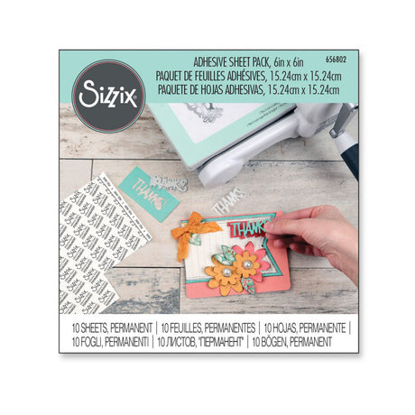 Sizzix • selbstklebend Blieder 15x15cm