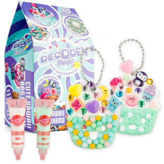 Gear2play Decoden Magie - Mini: Cute Kawaii - Bag Pendant Handwierksset - puffy Klebstoff, Perlen a Charme