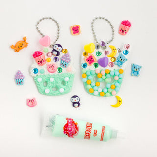 Gear2play Decoden Magie - Mini: Cute Kawaii - Bag Pendant Handwierksset - puffy Klebstoff, Perlen a Charme
