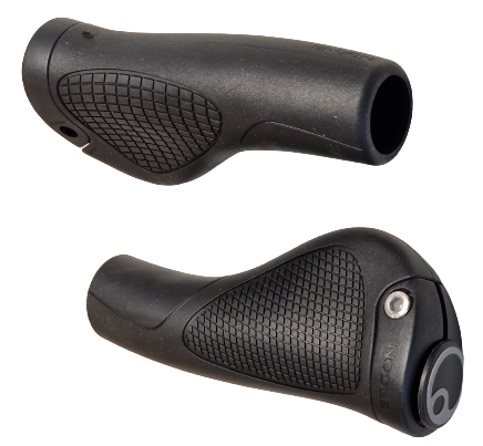 Gazelle Griff Set GP10 GP-1 ERGON 130 mm schwarz grau uem