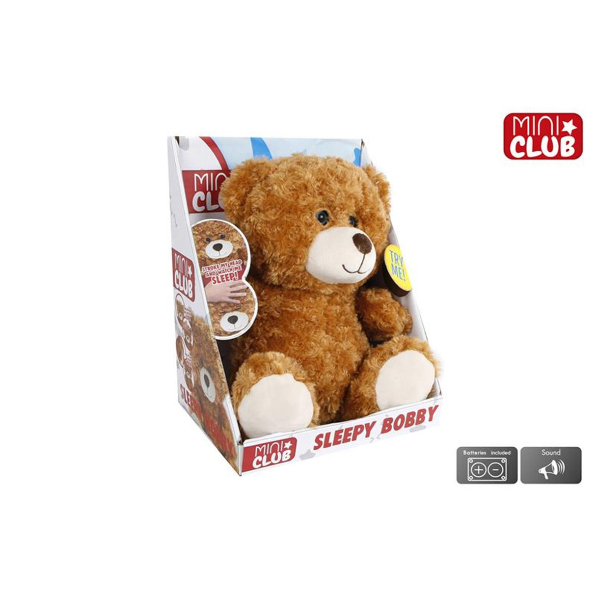 Mini club interactieve beer sleepy bobby pluche 34cm