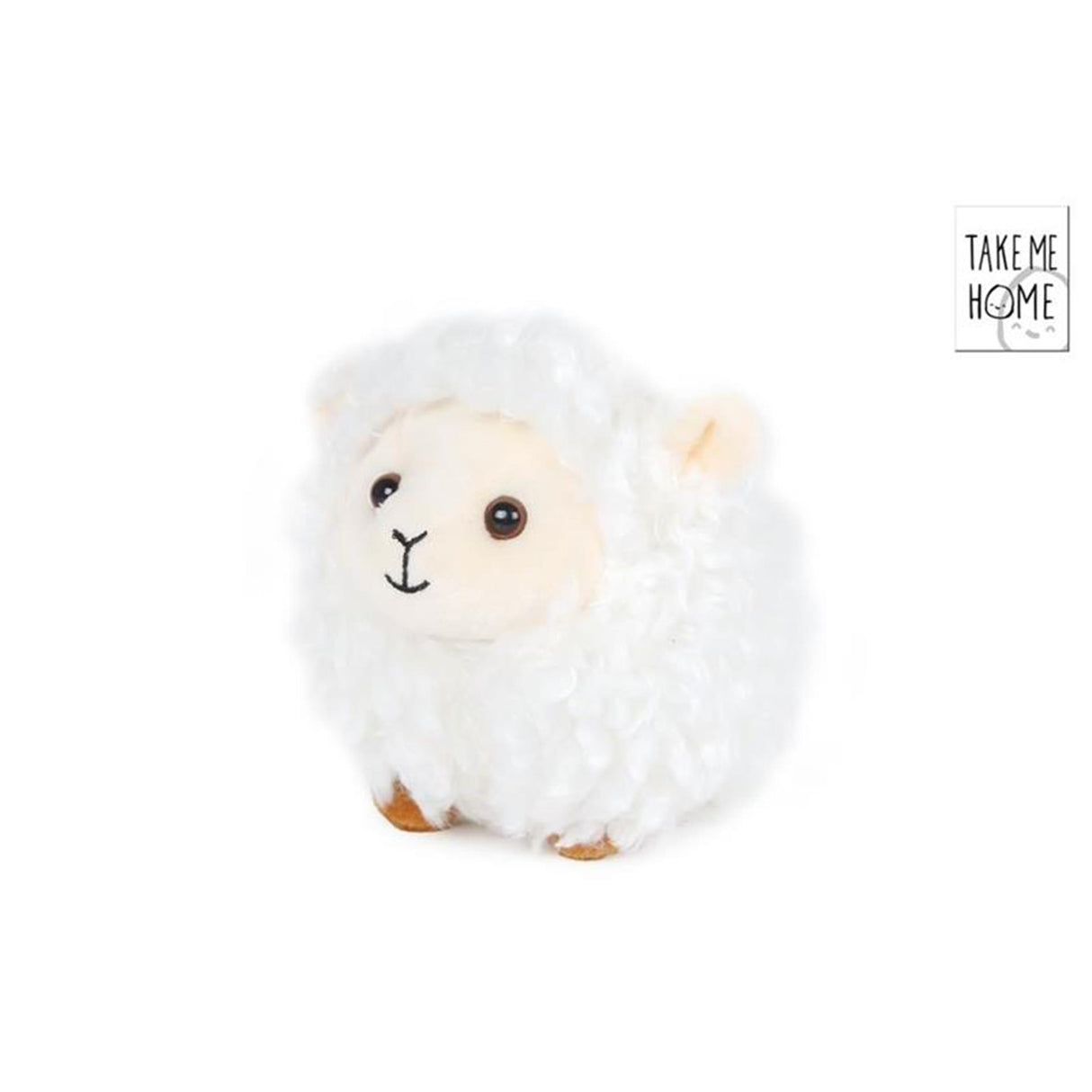 Take me home sheep white plush lying 12cm