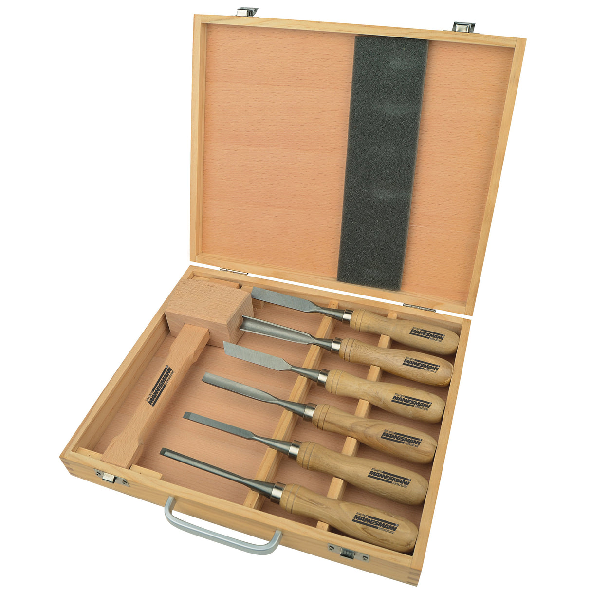 Brüder Mannesmann 7-Stéck Holzmeisel Set (Hobby) - 66107