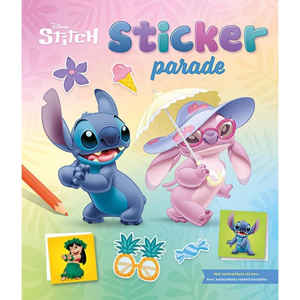 Deltas Disney Stitch Sticker Buch Parade
