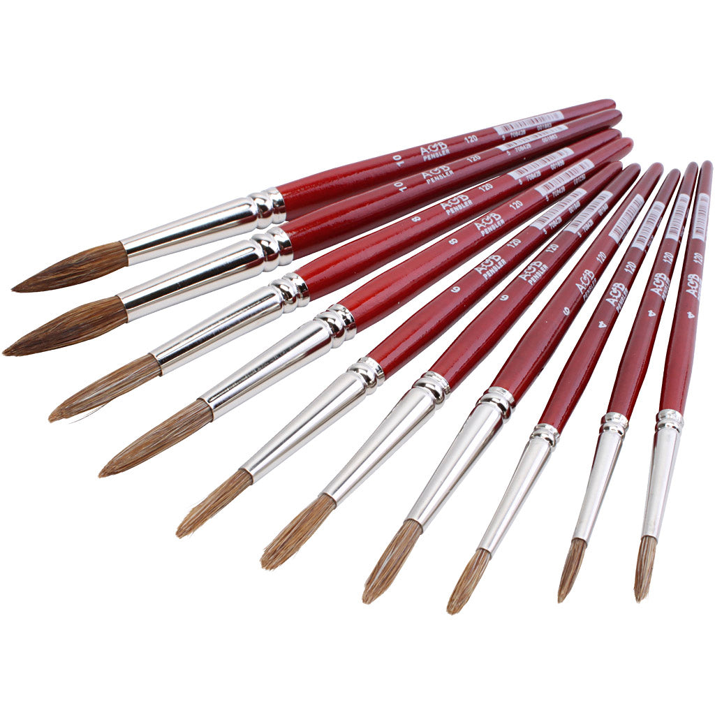 Creativ Company Aquarel Brushes, 10: e.