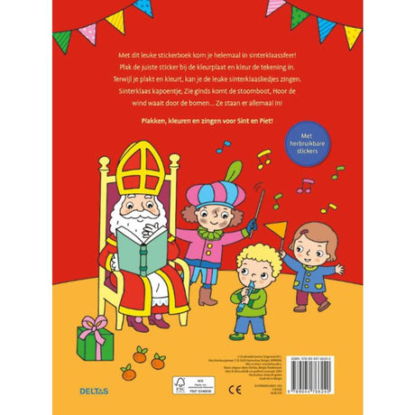 Amhrán Sinterklaas leabhar dathúcháin agus greamáin Delta