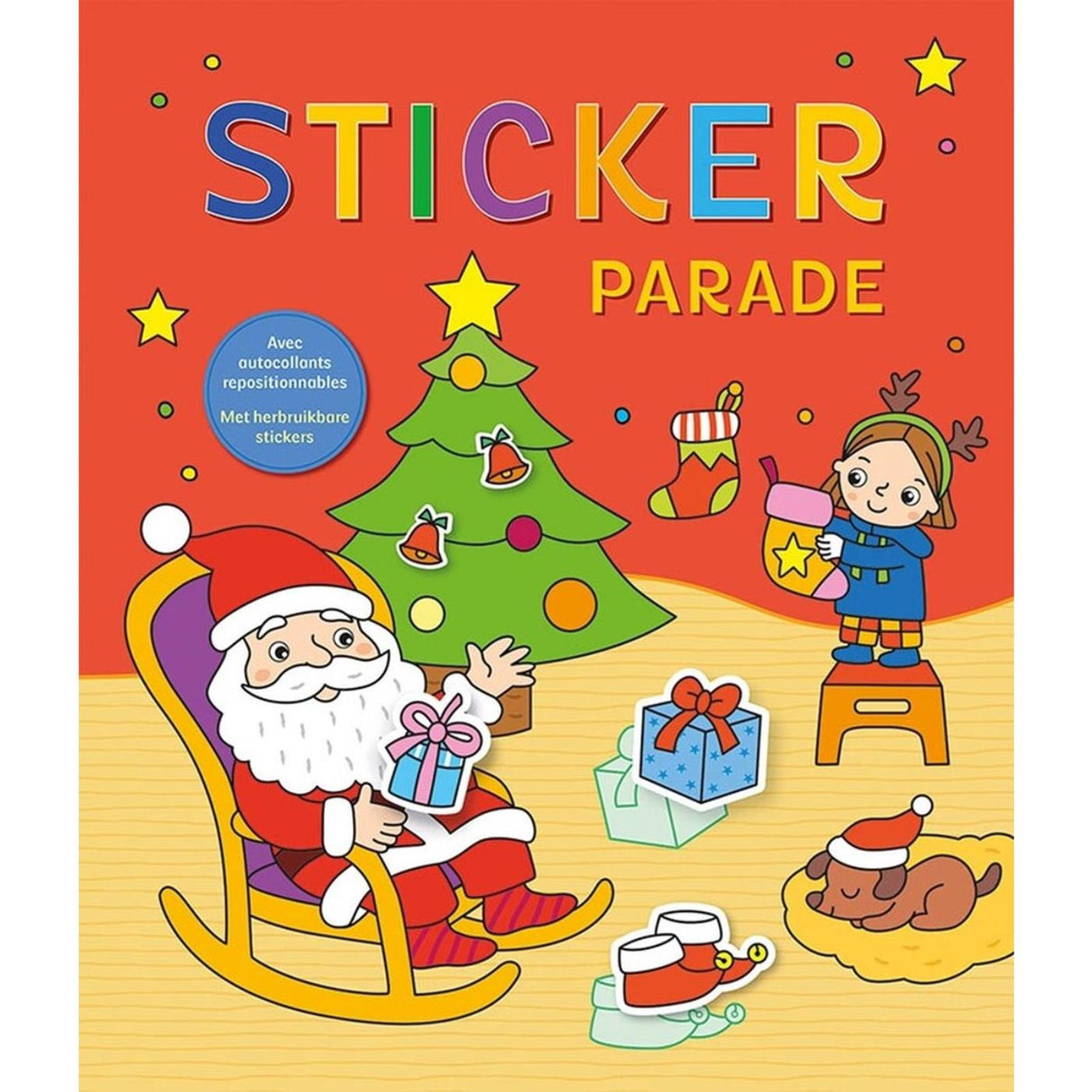 Deltas Weihnachtsmann-Stickerbuchparade