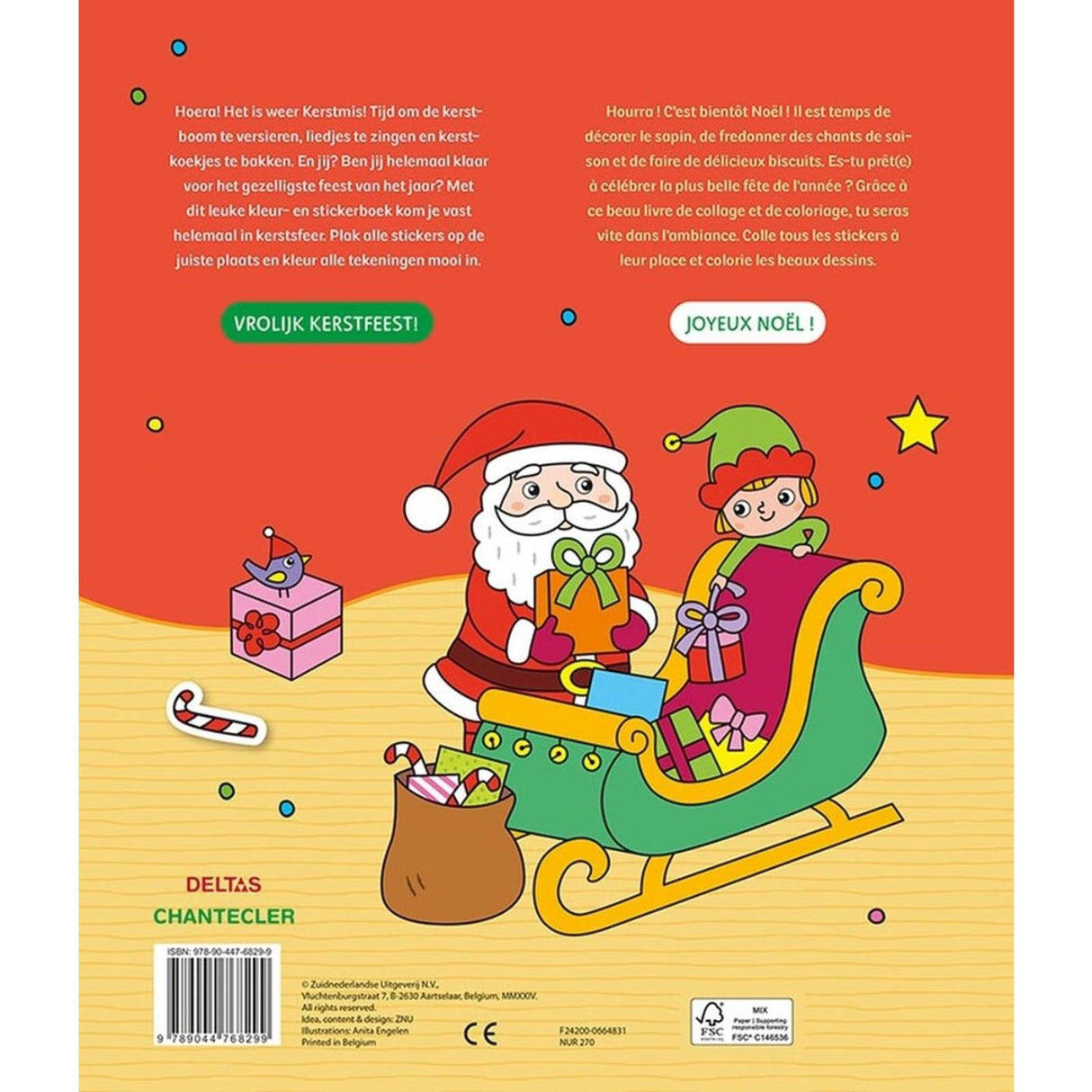 Deltas Weihnachtsmann-Stickerbuchparade