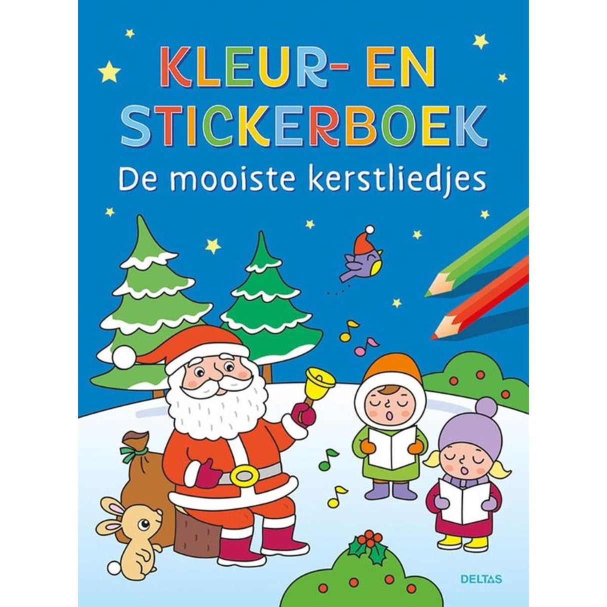 Deltas Faarwen a Stickerbuch Chrëschtlidder