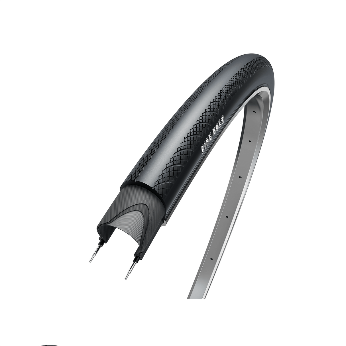 Obor fire bolt, black without reflection, 28x0.9, etrto 23-622, 60 tpi