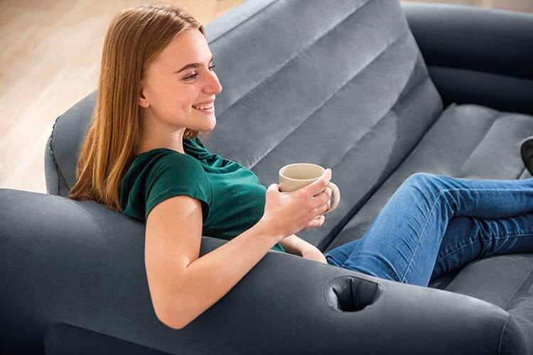 Intex pull-out sammenleggbar oppblåsbar sofa